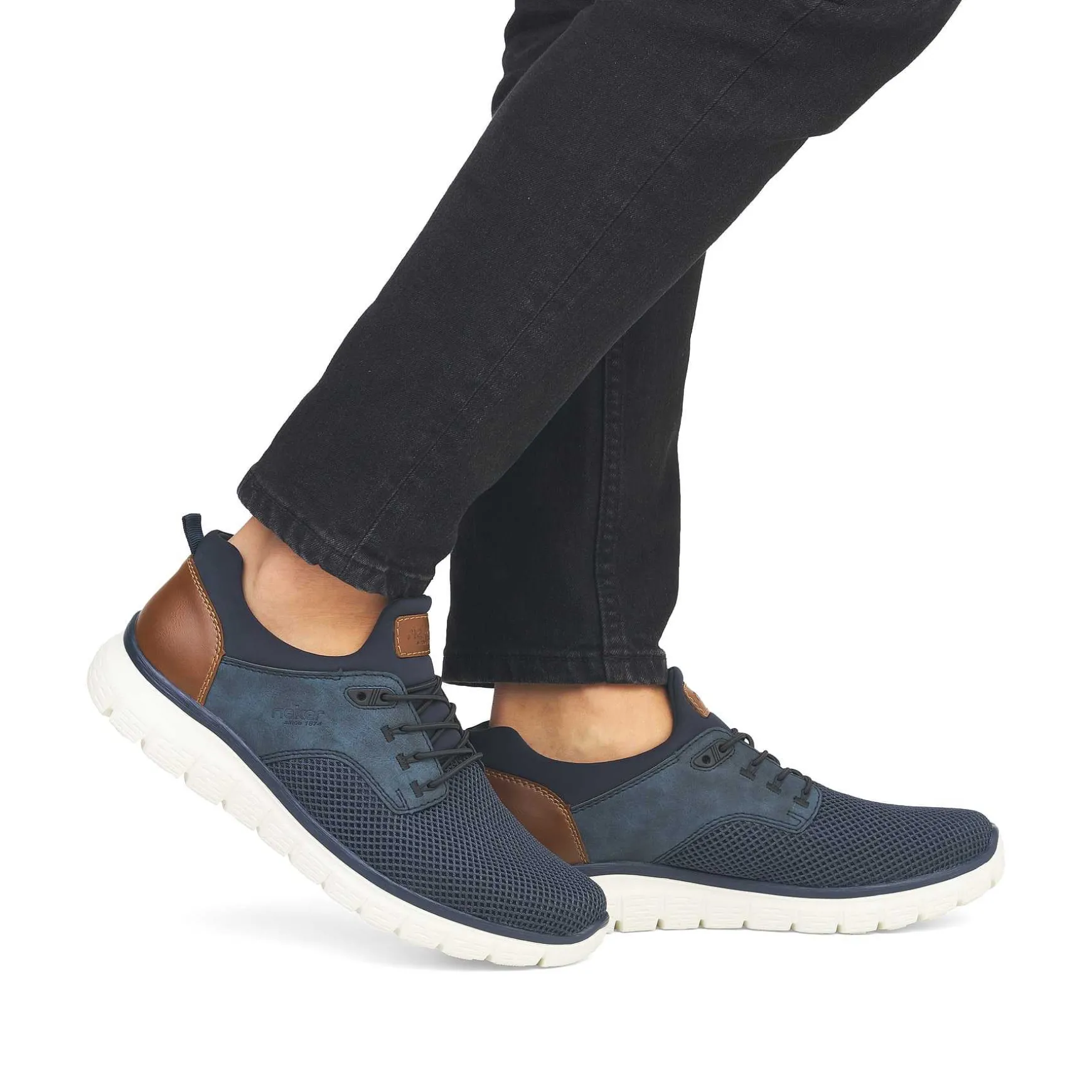 Rieker Men'S Slippers Navy Blue