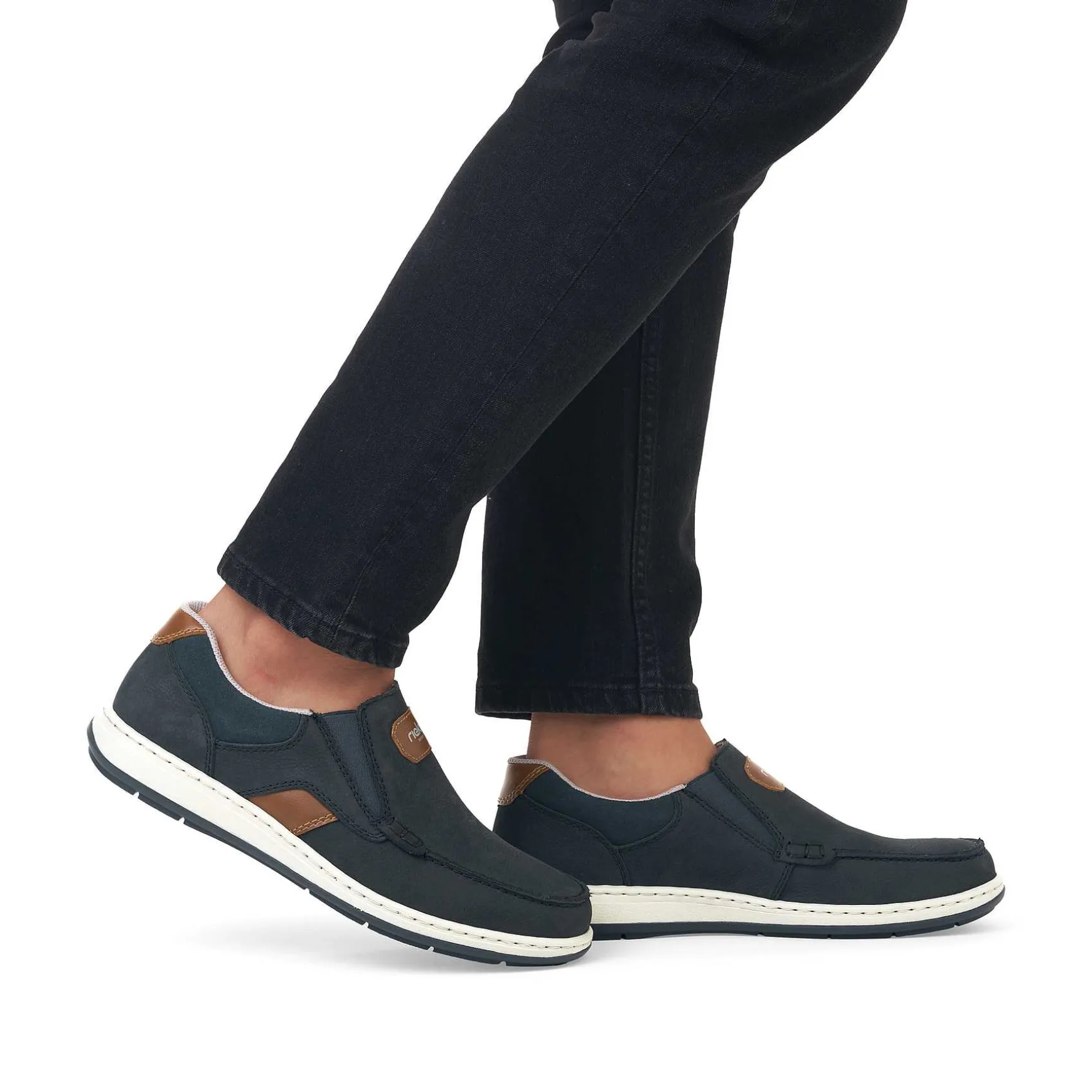 Rieker Men'S Slippers Navy Blue
