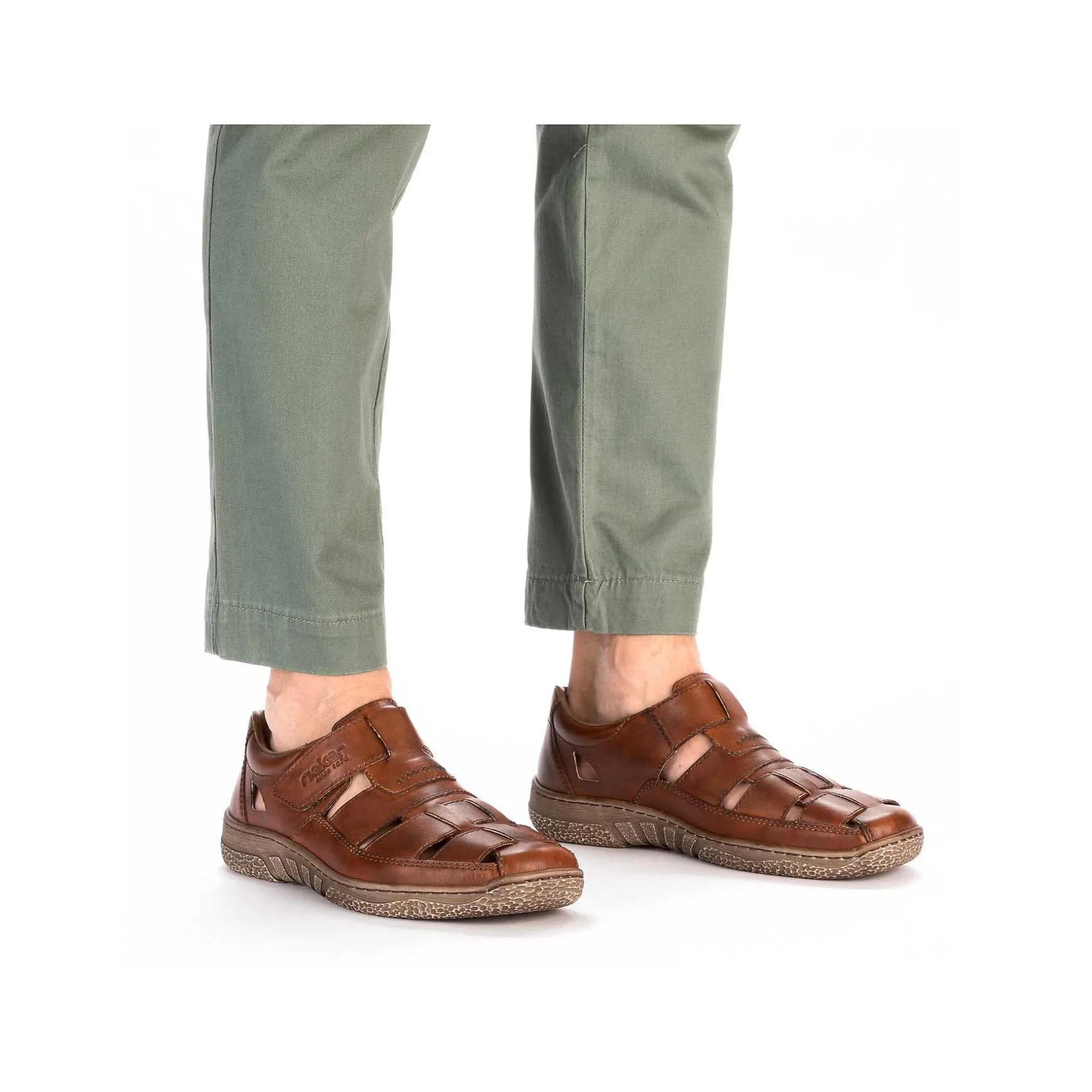 Rieker Men'S Slippers, Nut Brown