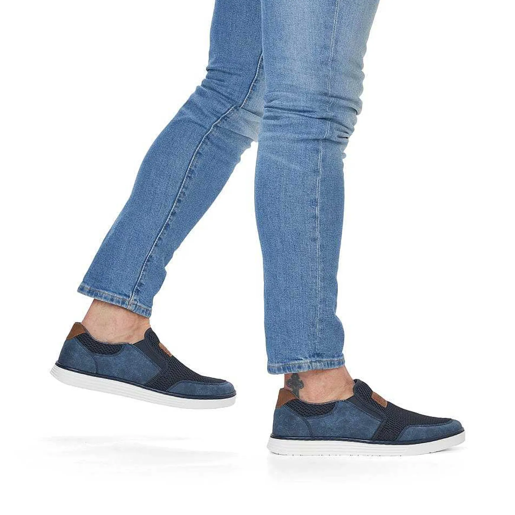 Rieker Men'S Slippers Ocean Blue