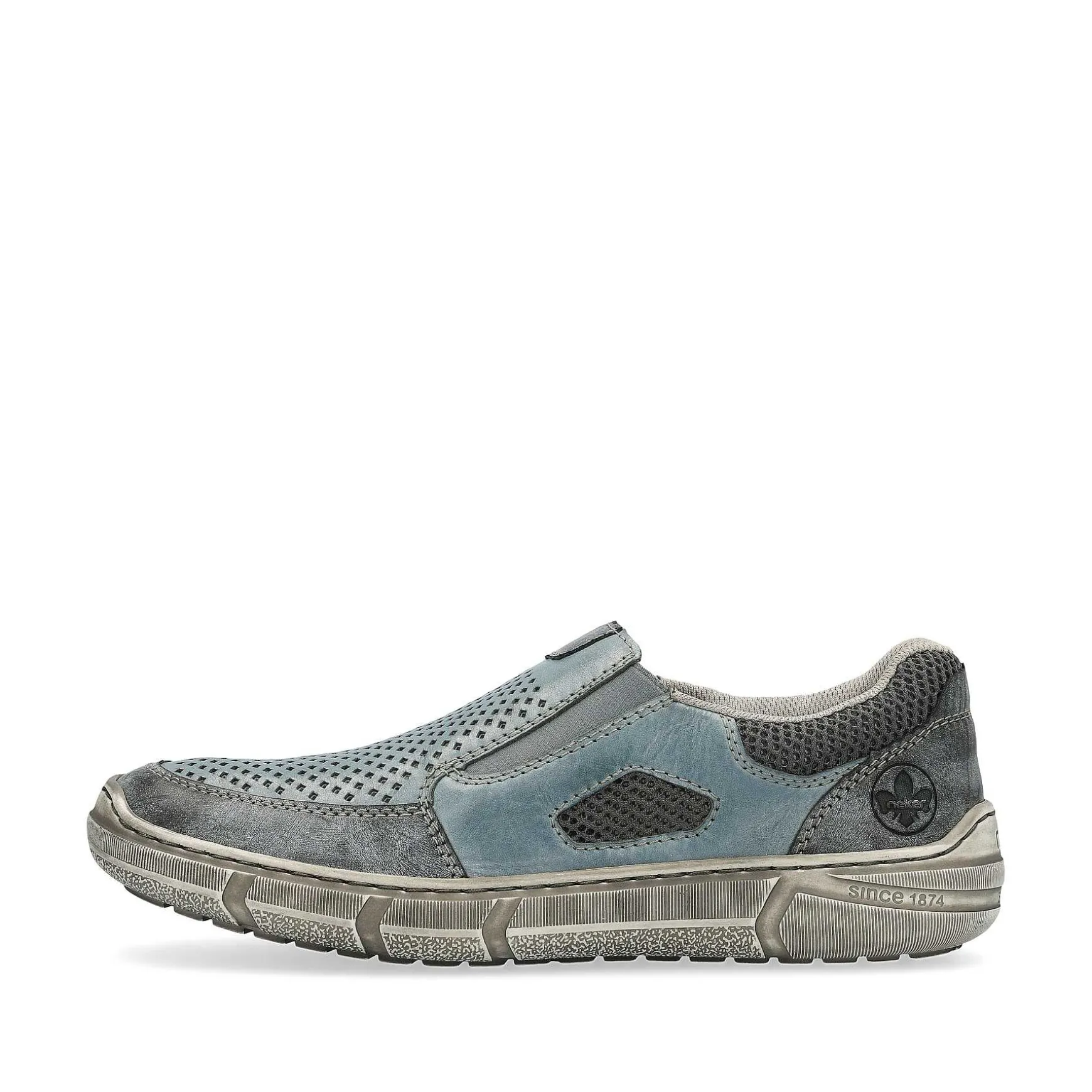 Rieker Men'S Slippers Slate Blue