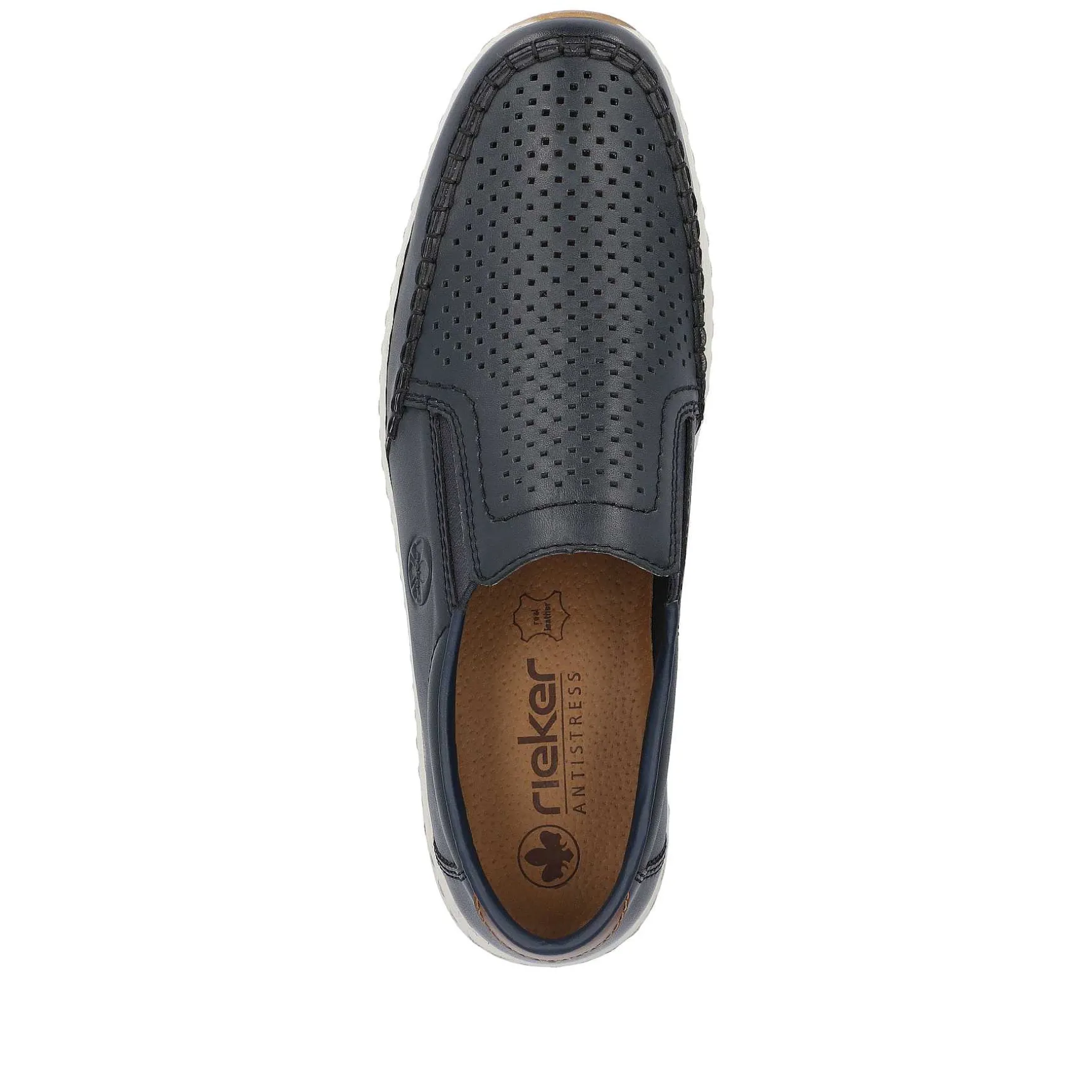 Rieker Men'S Slippers Steel Blue