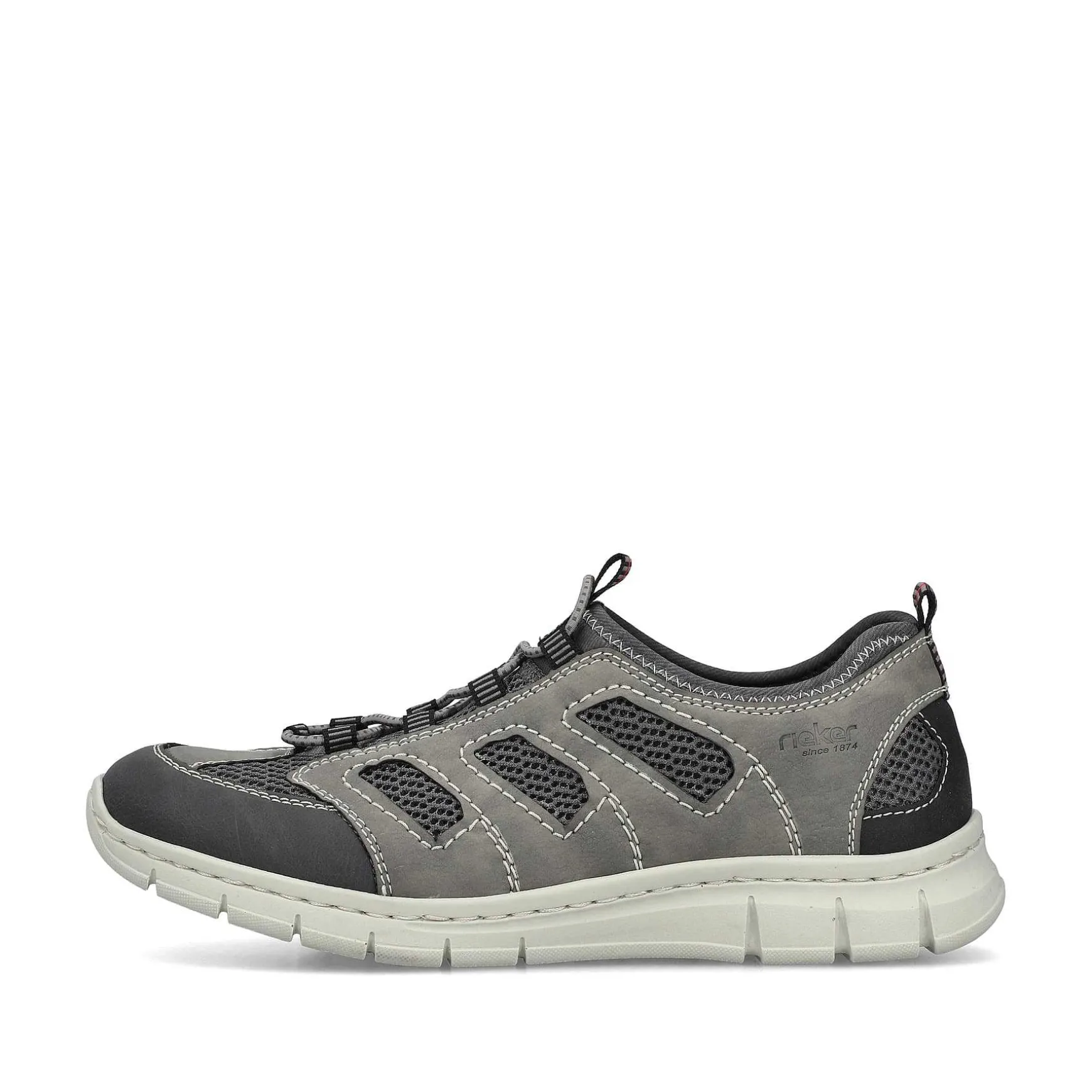 Rieker Men'S Slippers Stone Grey