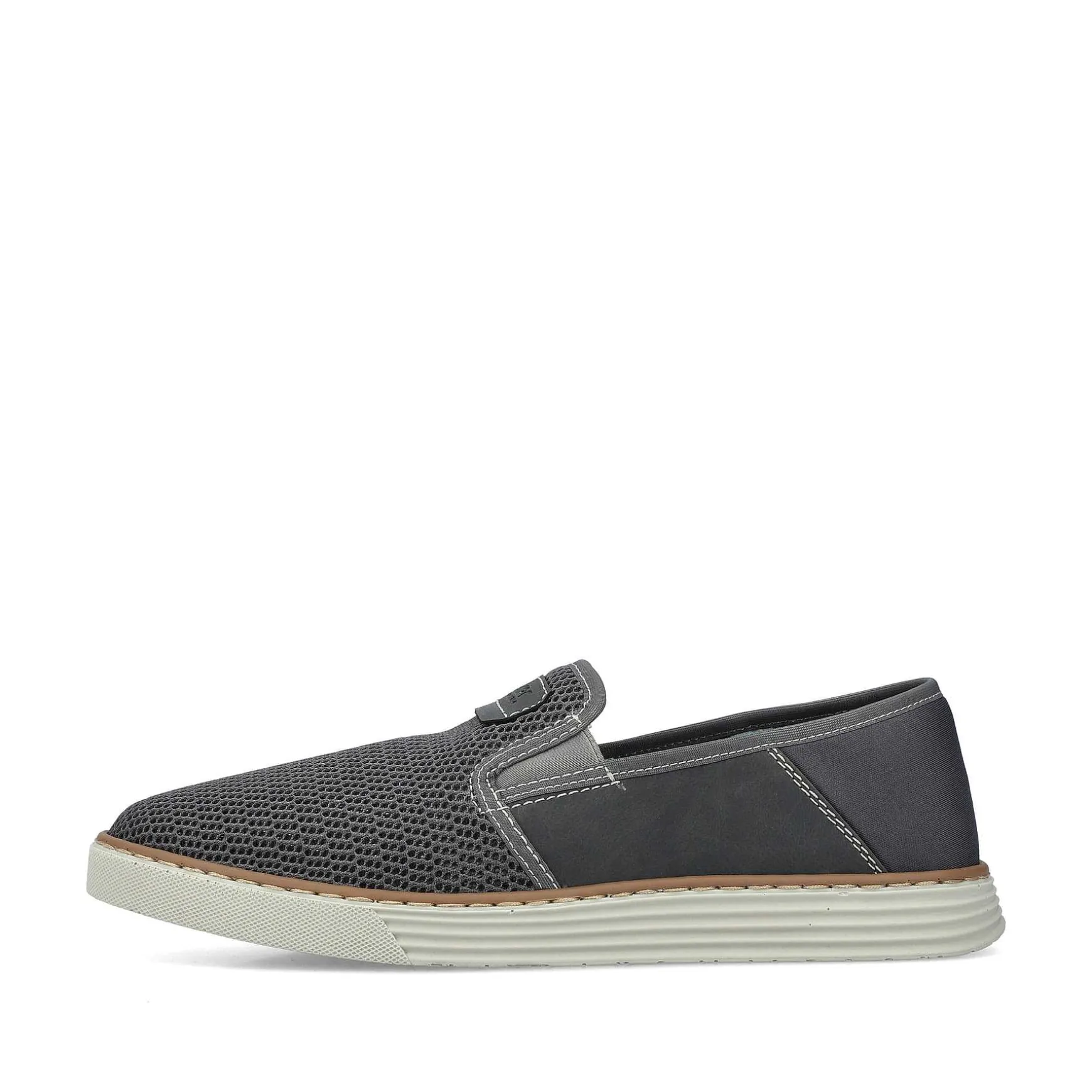 Rieker Men'S Slippers Stone Grey
