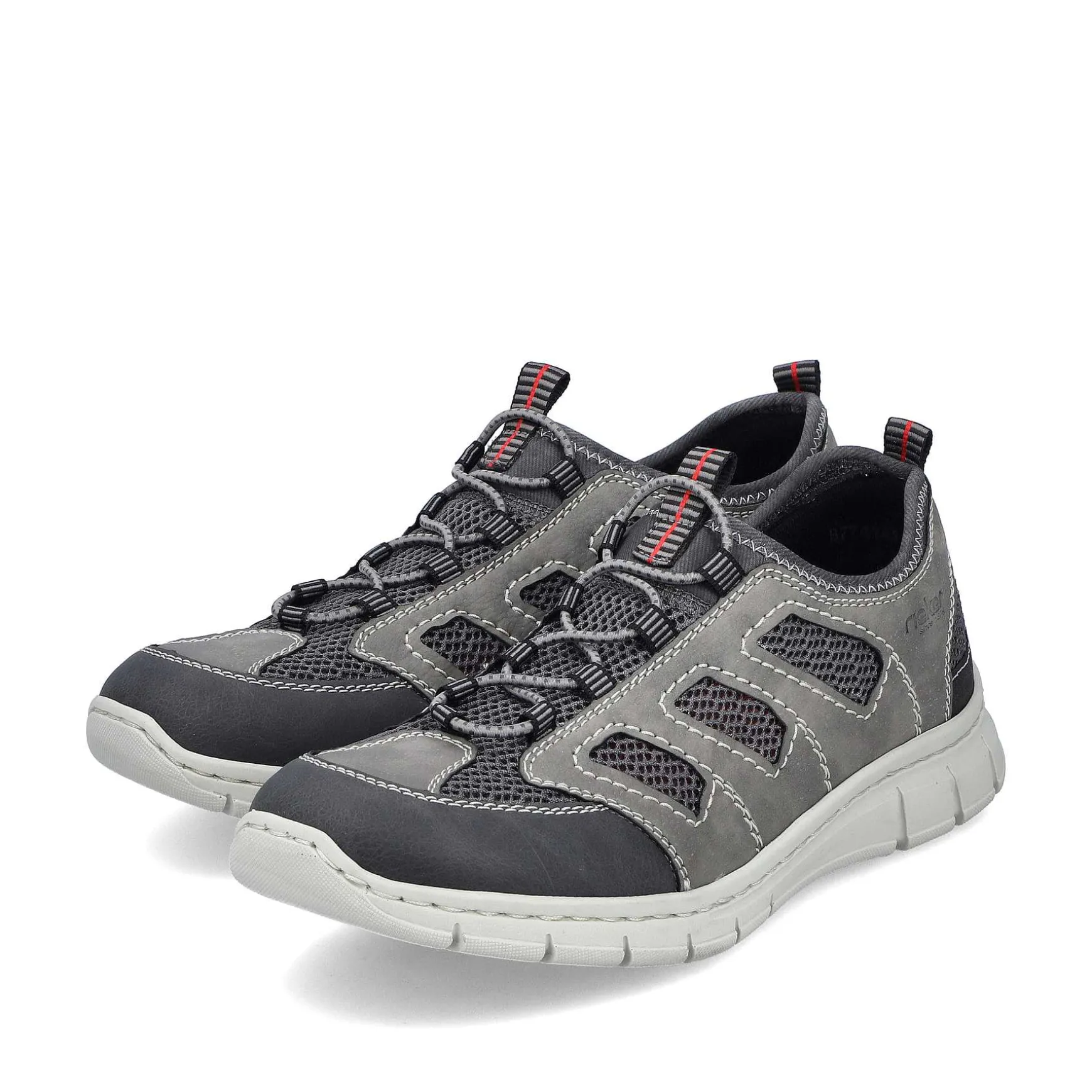 Rieker Men'S Slippers Stone Grey