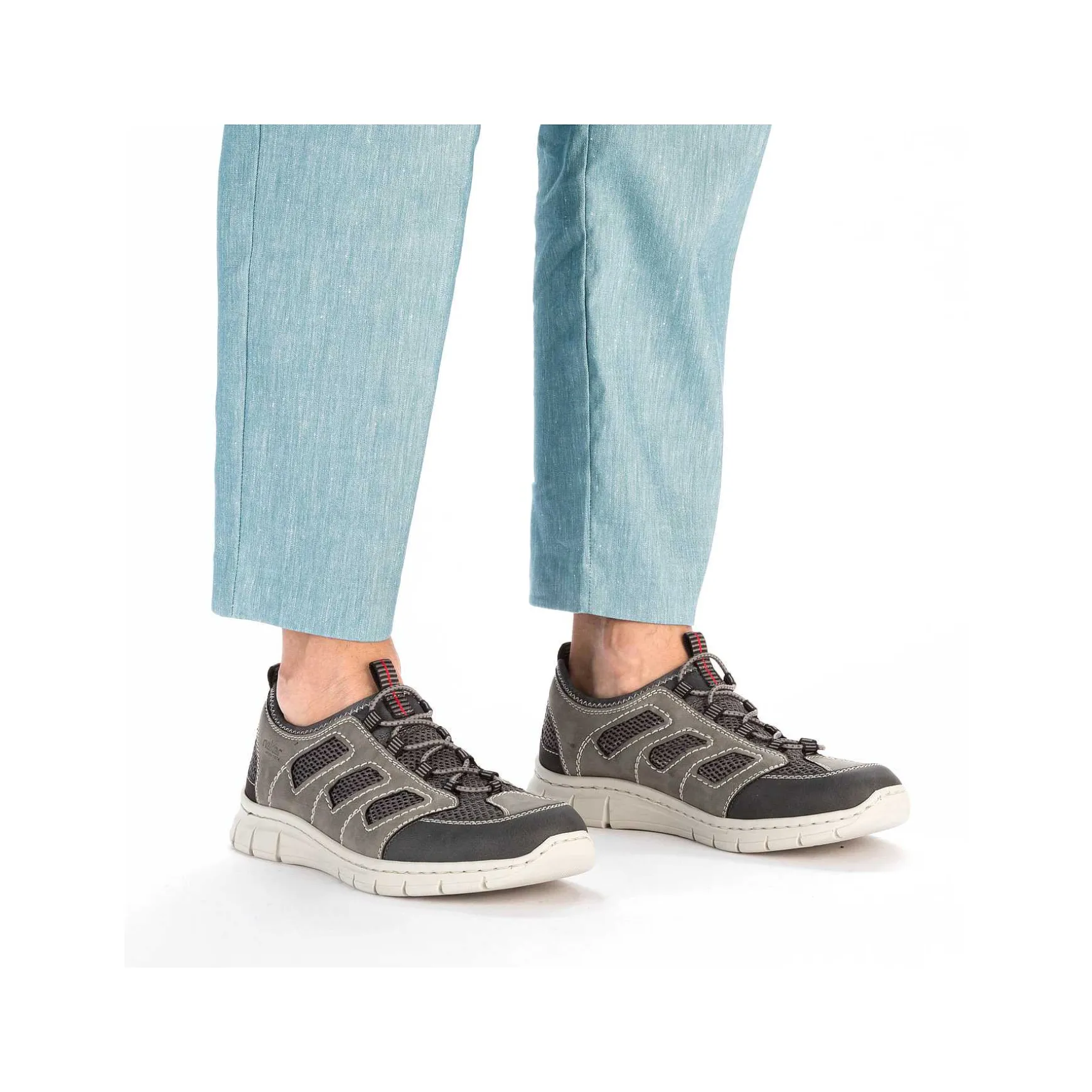 Rieker Men'S Slippers Stone Grey