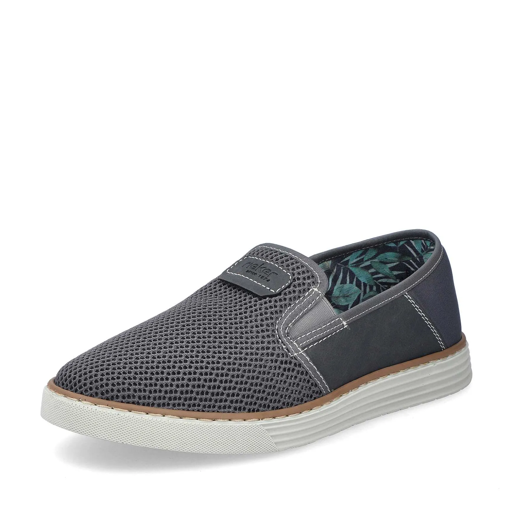 Rieker Men'S Slippers Stone Grey