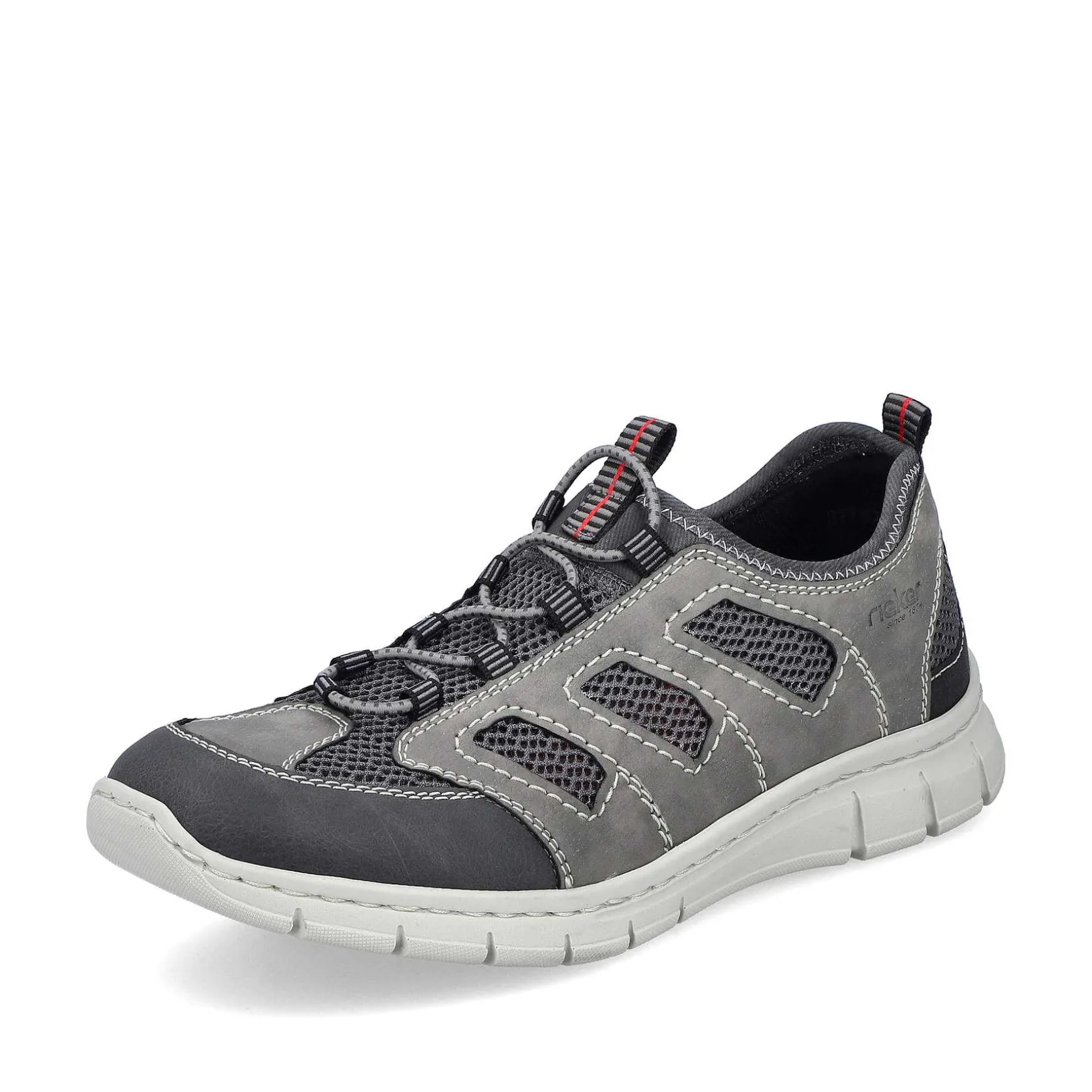 Rieker Men'S Slippers Stone Grey