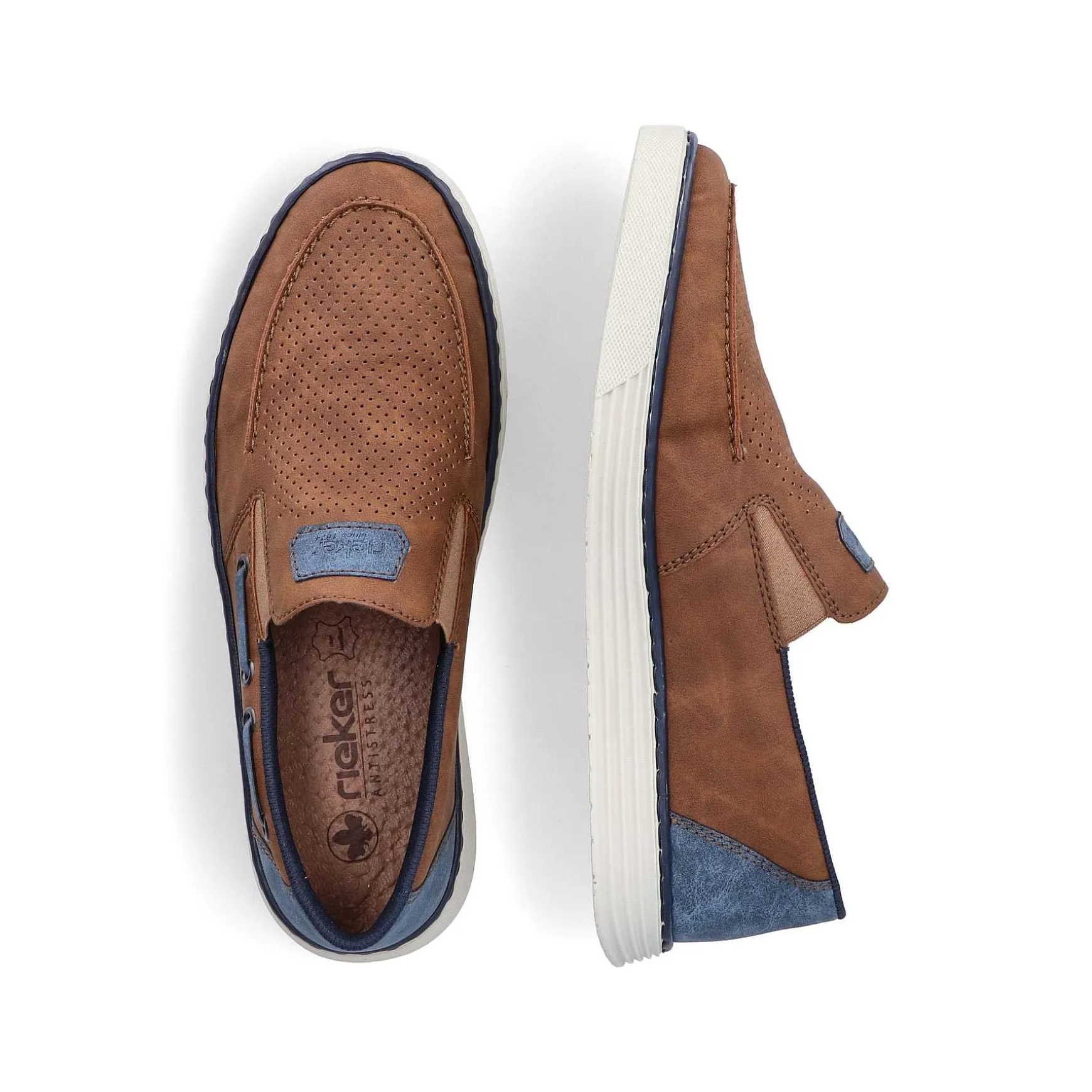 Rieker Men'S Slippers Wood Brown