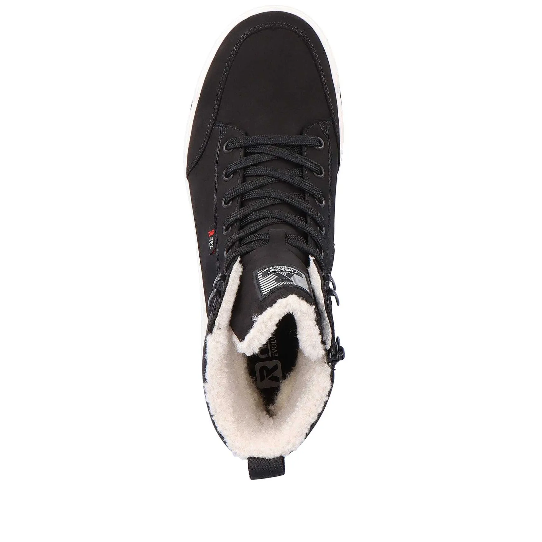 Rieker Men'S Sneaker High Steel Black