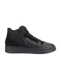 Rieker Men'S Sneaker High Steel Black