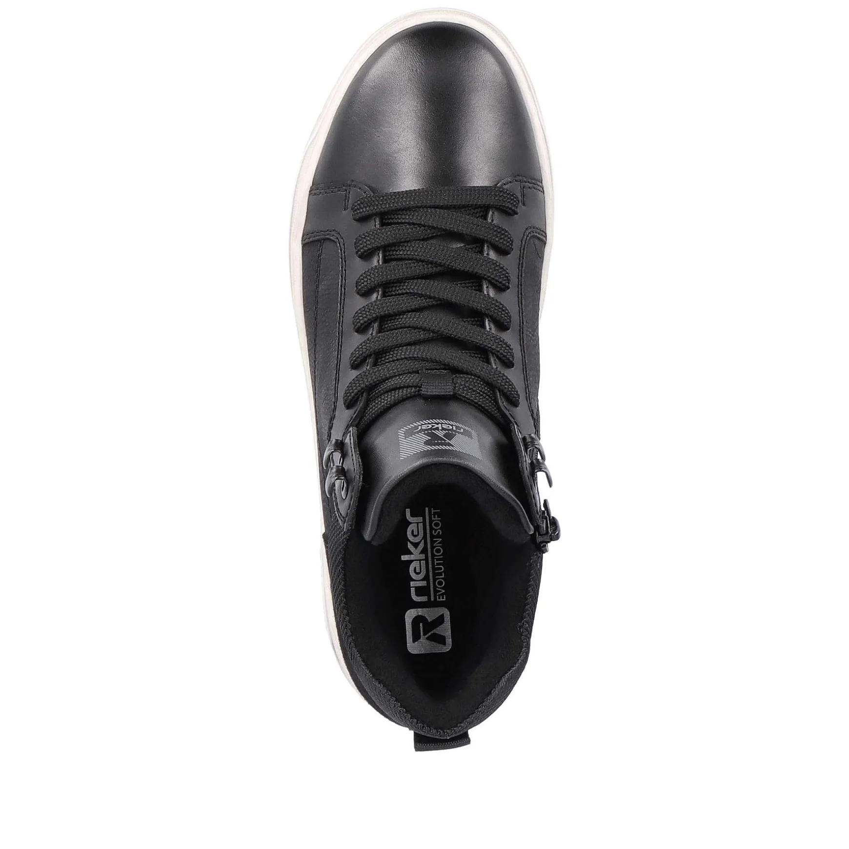 Rieker Men'S Sneaker High Steel Black
