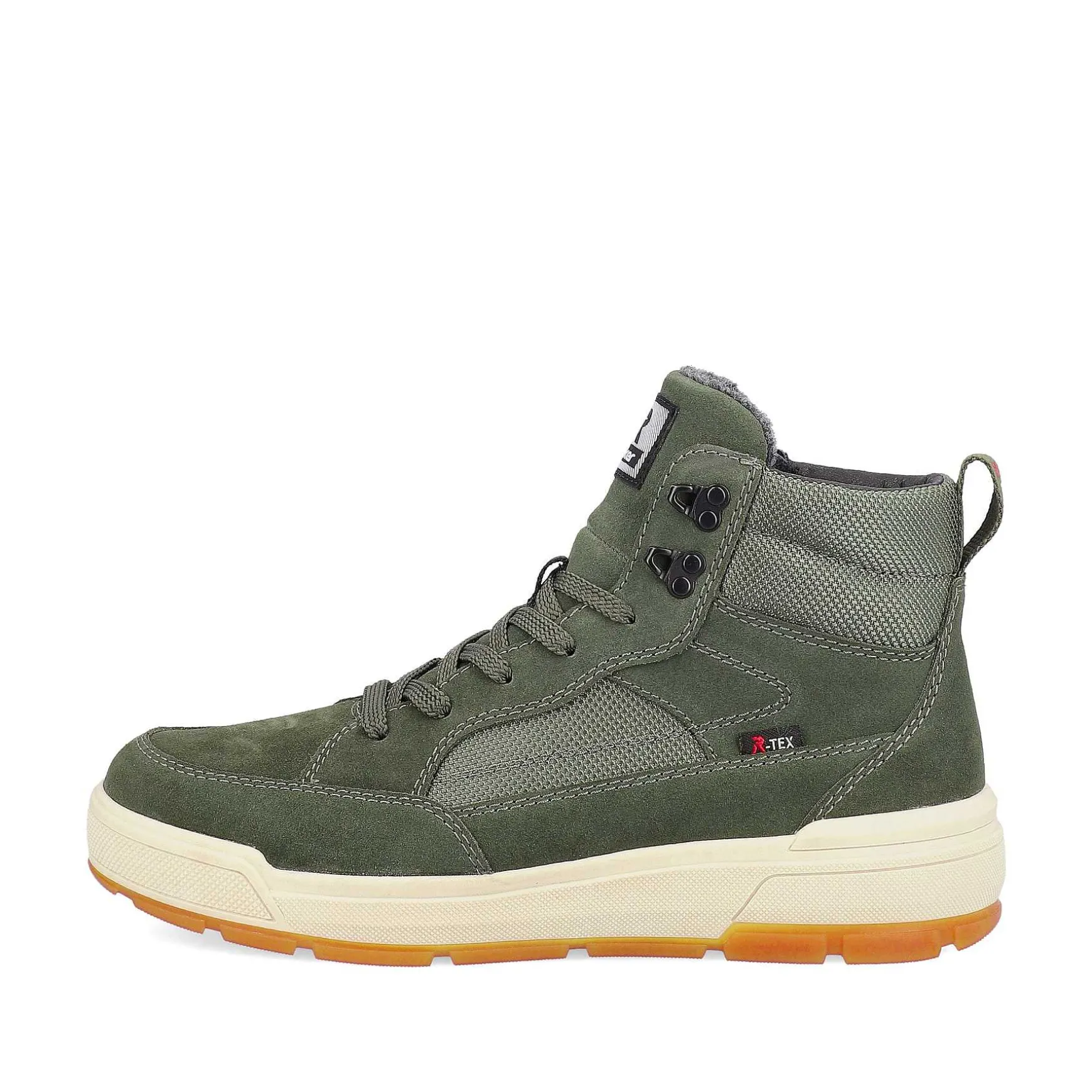 Rieker Men'S Sneaker High Khaki Green