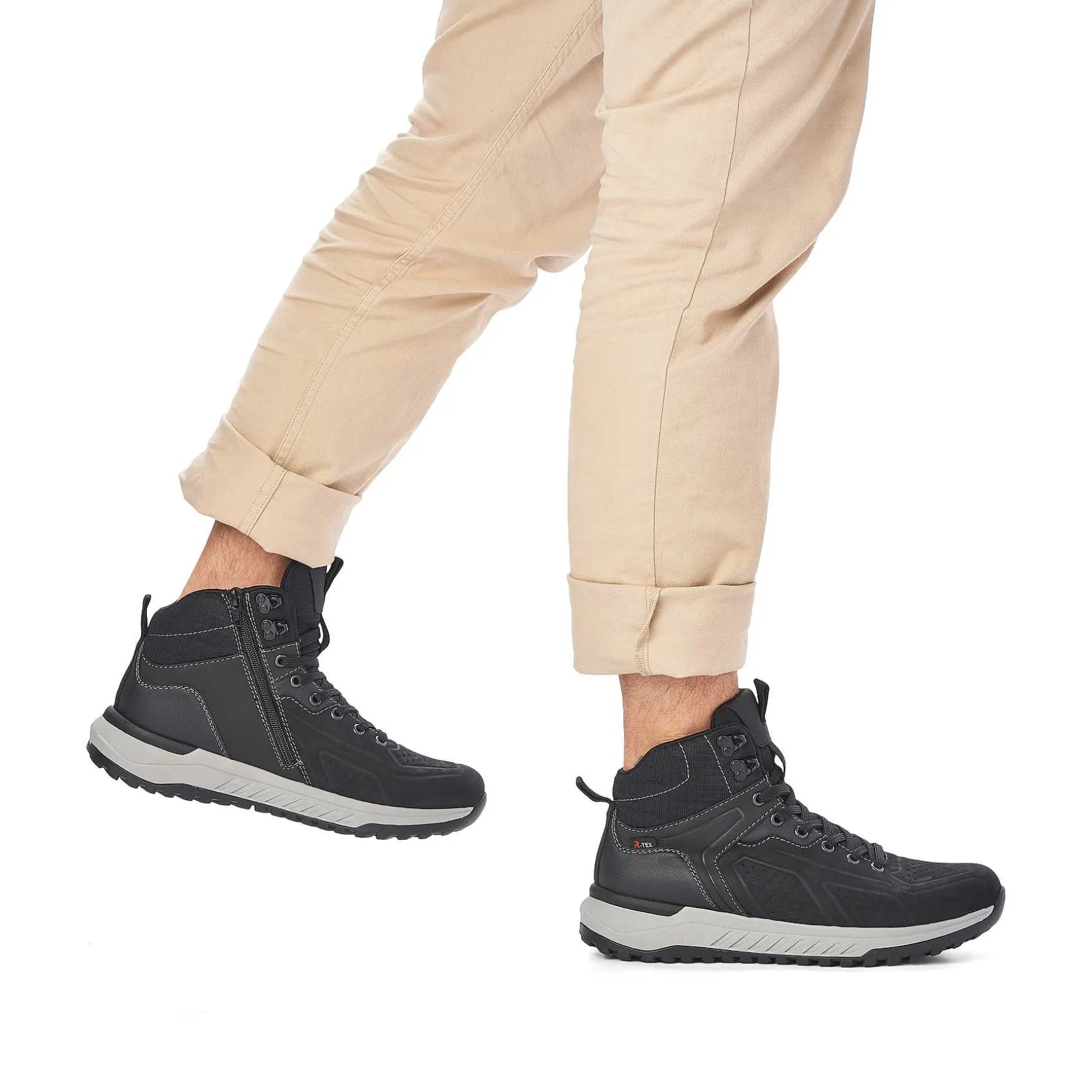 Rieker Men'S Sneaker High Noir