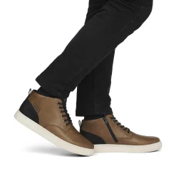 Rieker Men'S Sneaker High Caramel Brown