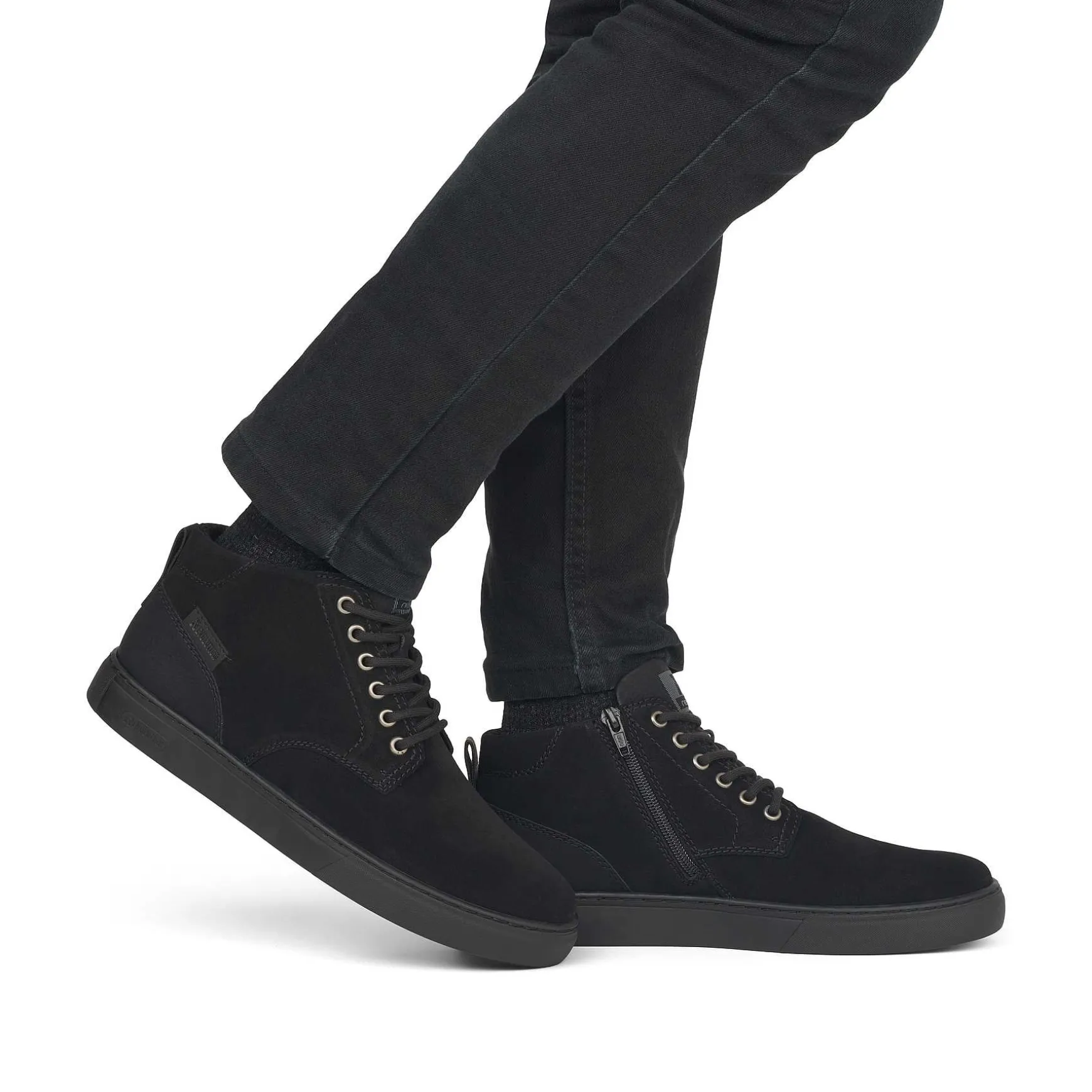 Rieker Men'S Sneaker High Steel Black
