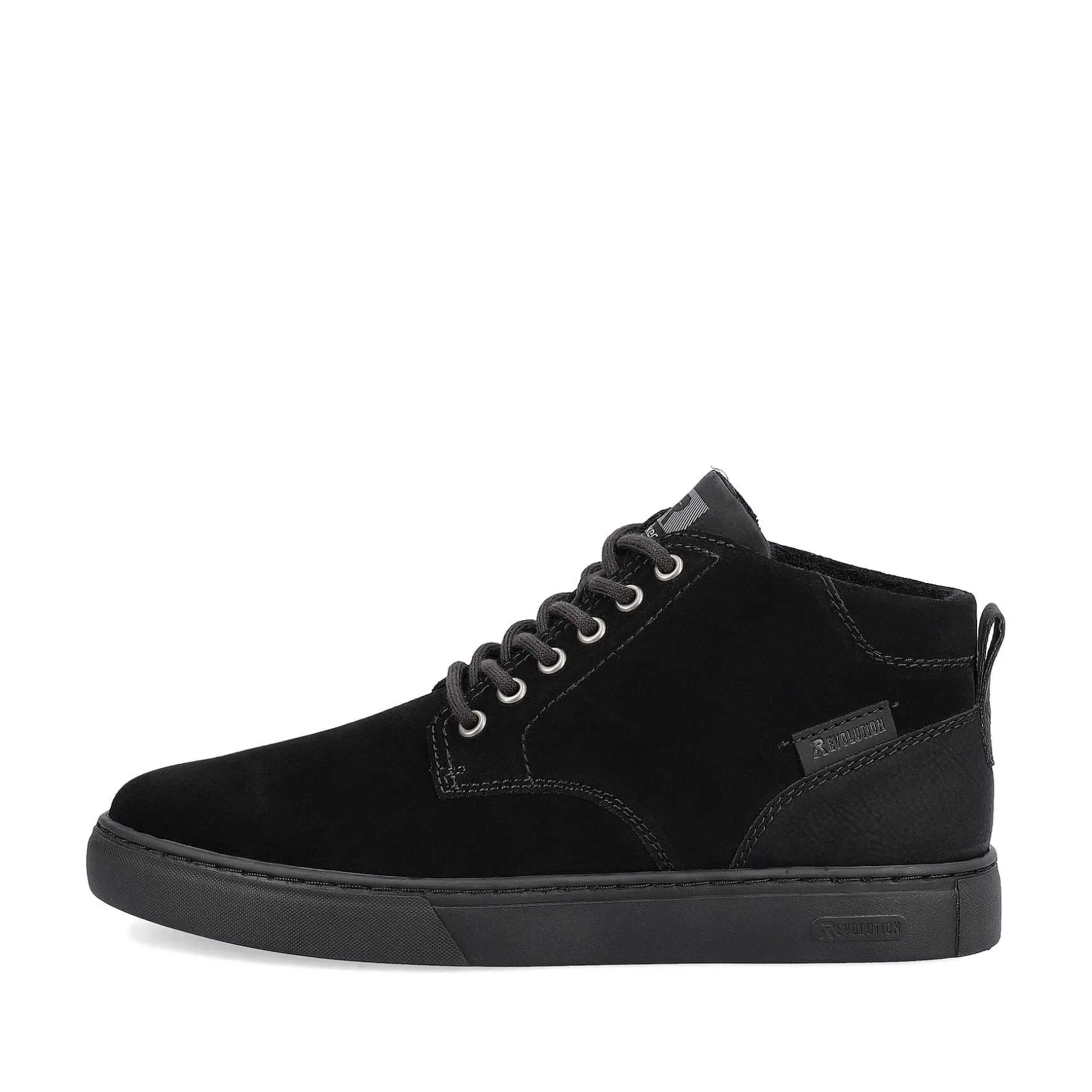 Rieker Men'S Sneaker High Steel Black