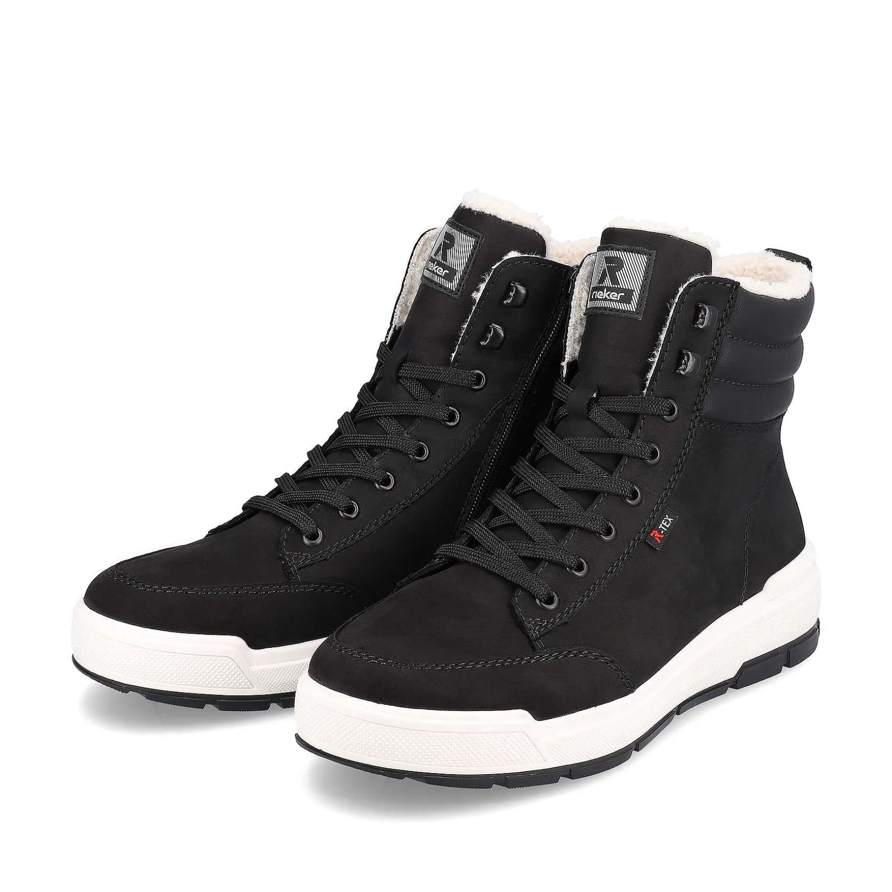Rieker Men'S Sneaker High Steel Black