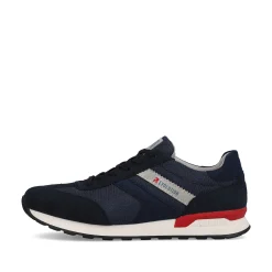 Rieker Men'S Sneaker Low Atlantic Blue