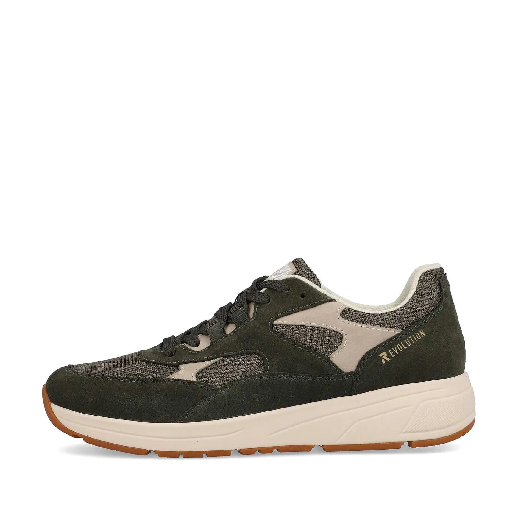 Rieker Men'S Sneaker Low Army Green