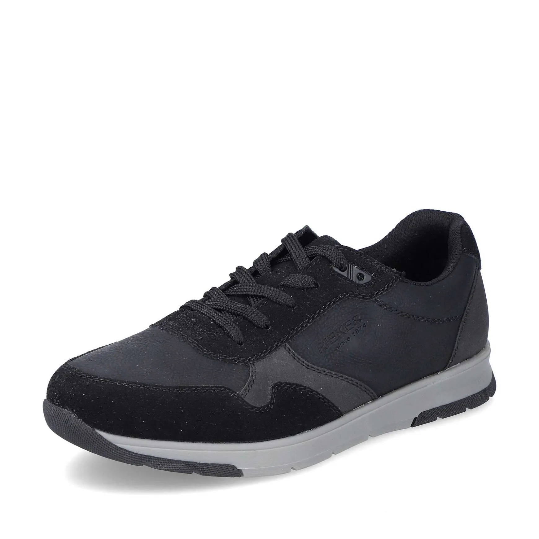 Rieker Men'S Sneaker Low Asphalt Black