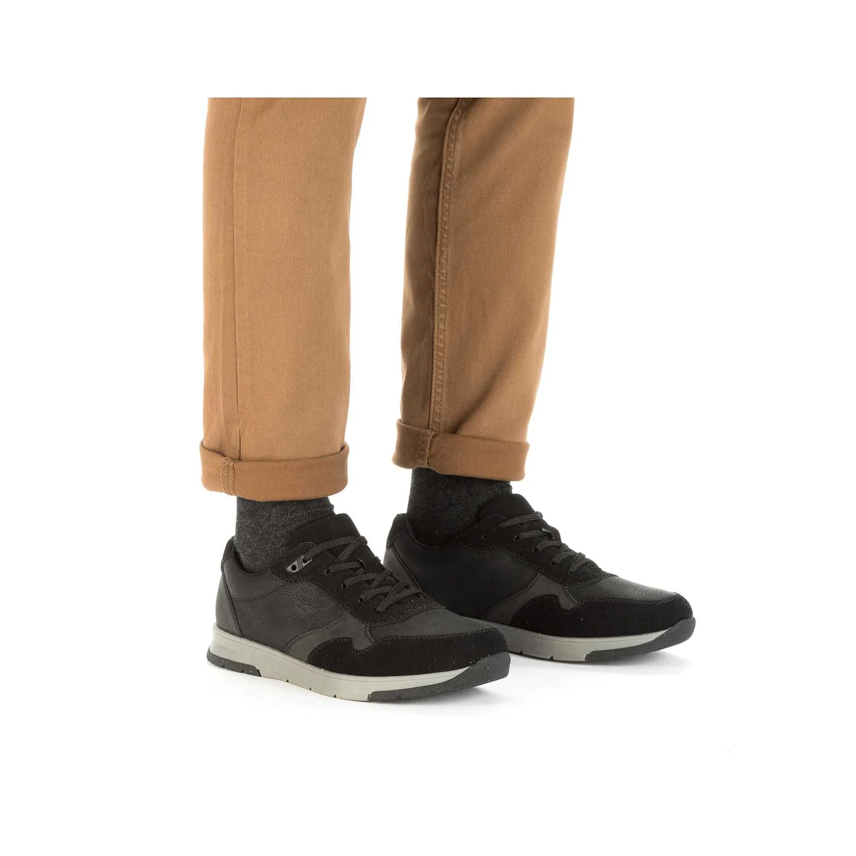 Rieker Men'S Sneaker Low Asphalt Black