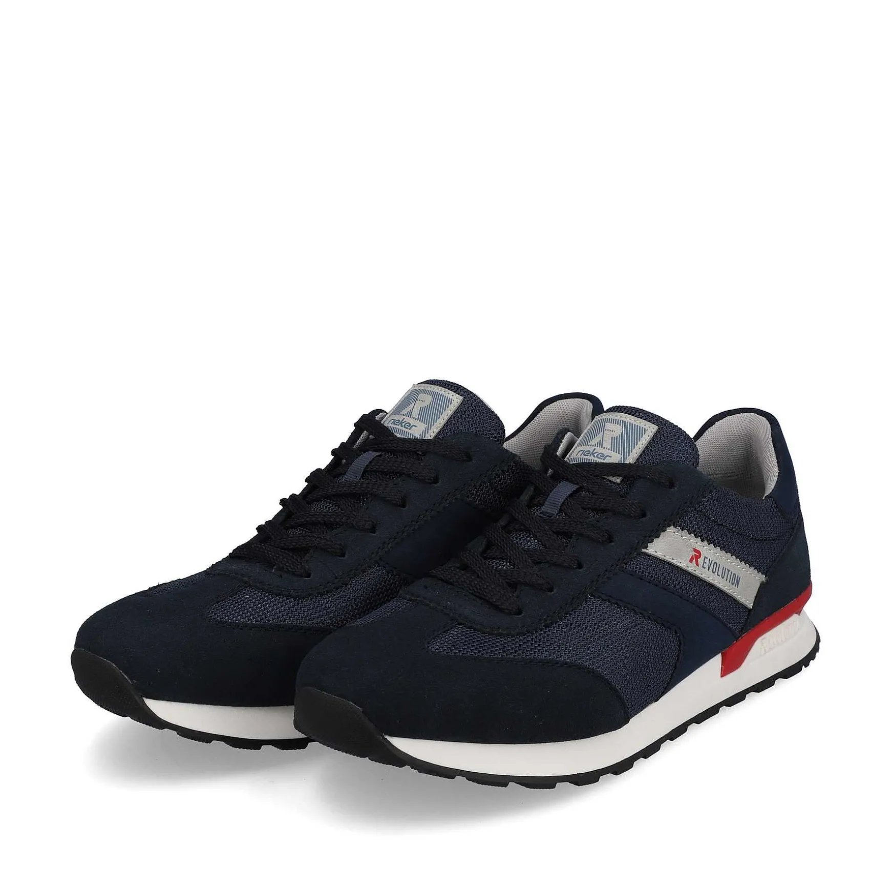Rieker Men'S Sneaker Low Atlantic Blue