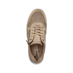 Rieker Men'S Sneaker Low Beige-Pure White