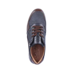 Rieker Men'S Sneaker Low Blue Gray