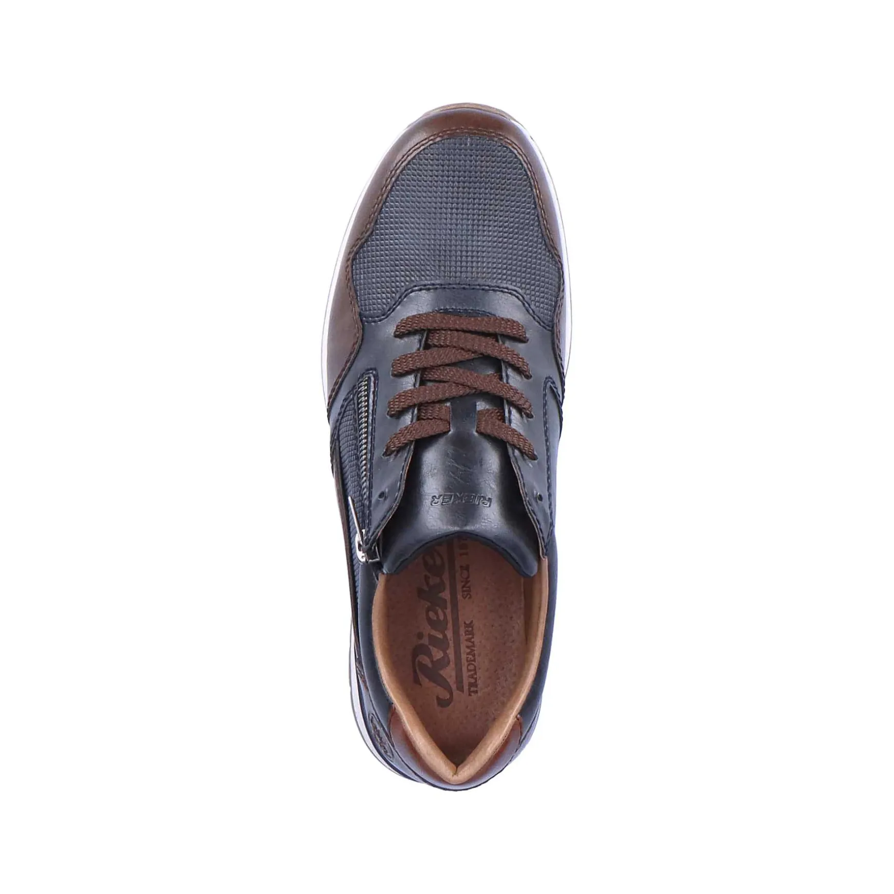 Rieker Men'S Sneaker Low Blue Gray