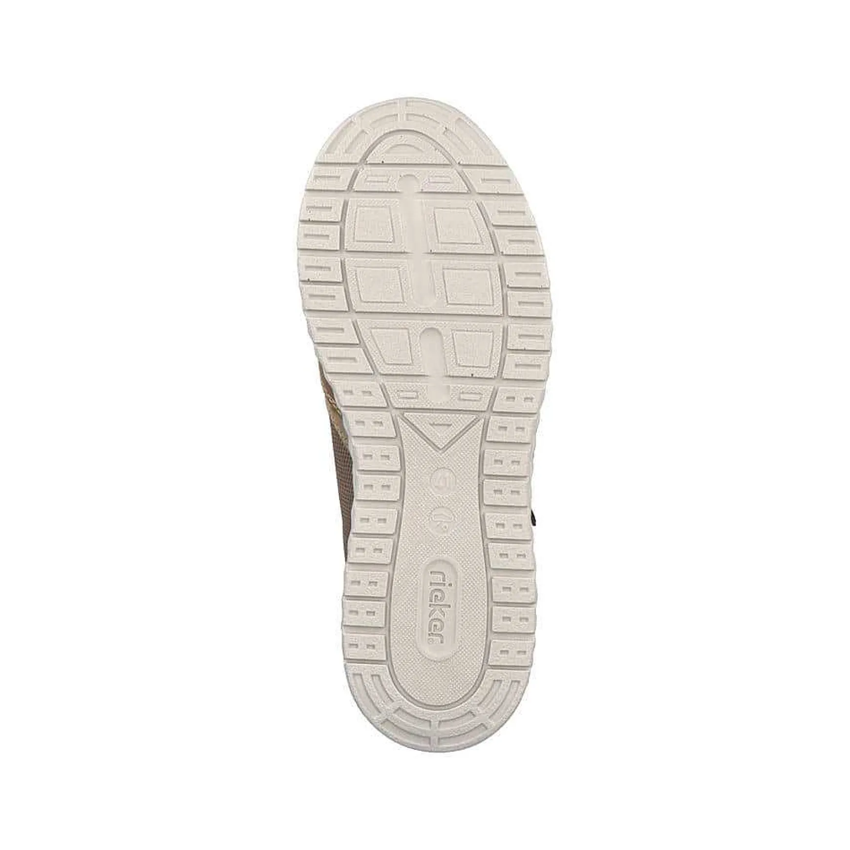 Rieker Men'S Sneaker Low Beige-Pure White