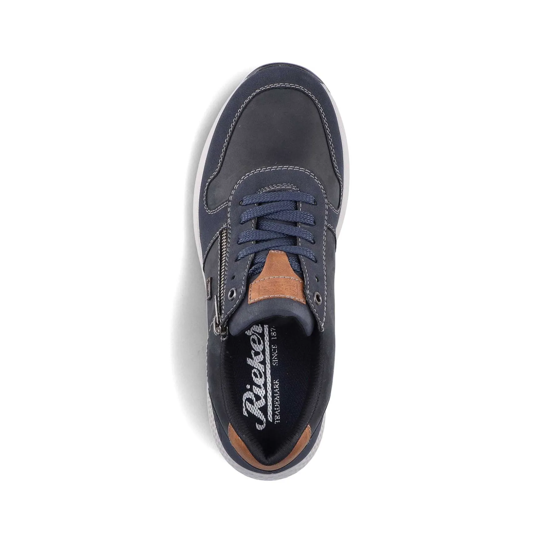 Rieker Men'S Sneaker Low Blue Gray