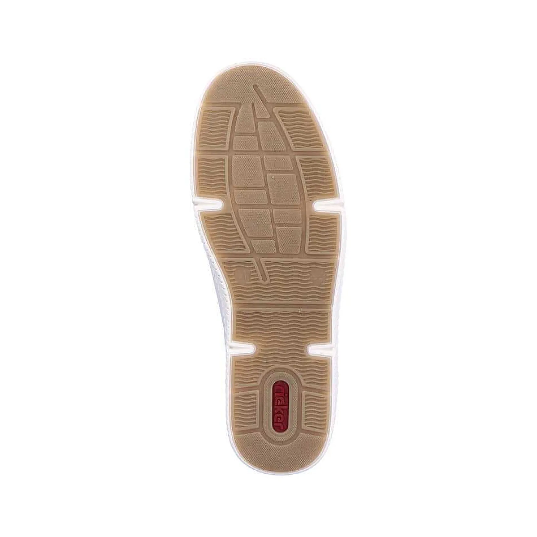Rieker Men'S Sneaker Low Cream White