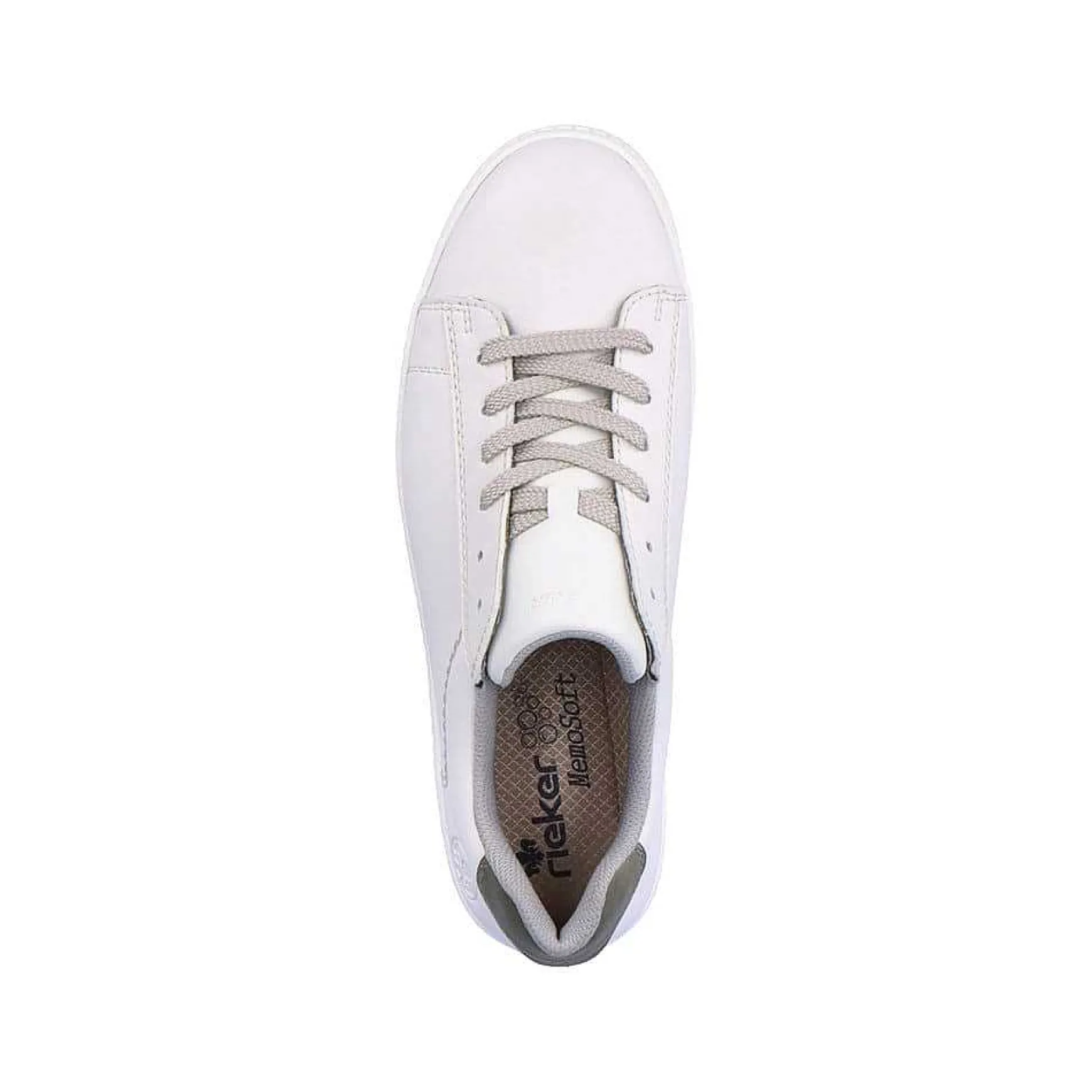 Rieker Men'S Sneaker Low Cream White