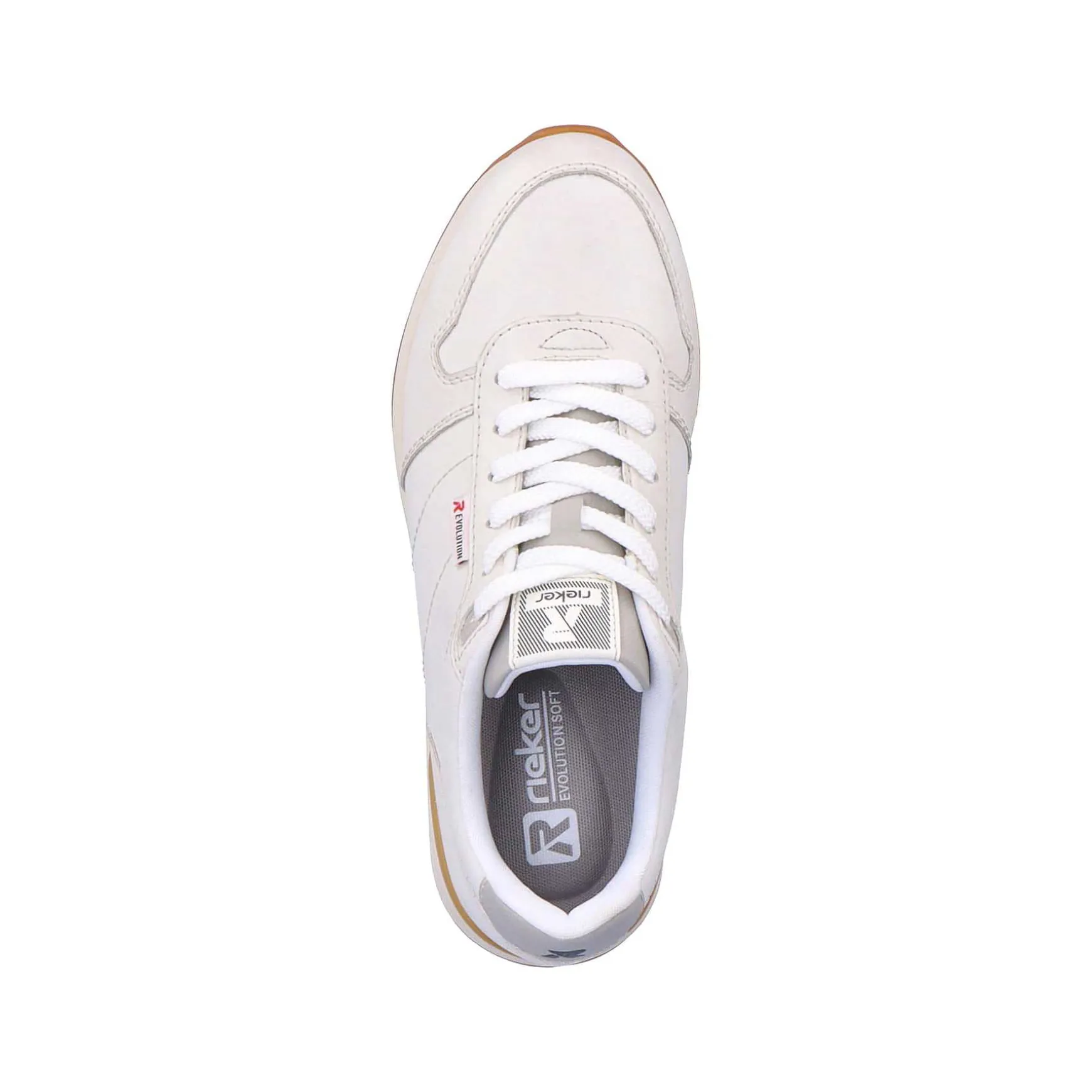 Rieker Men'S Sneaker Low Crystal White