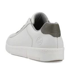 Rieker Men'S Sneaker Low Cream White