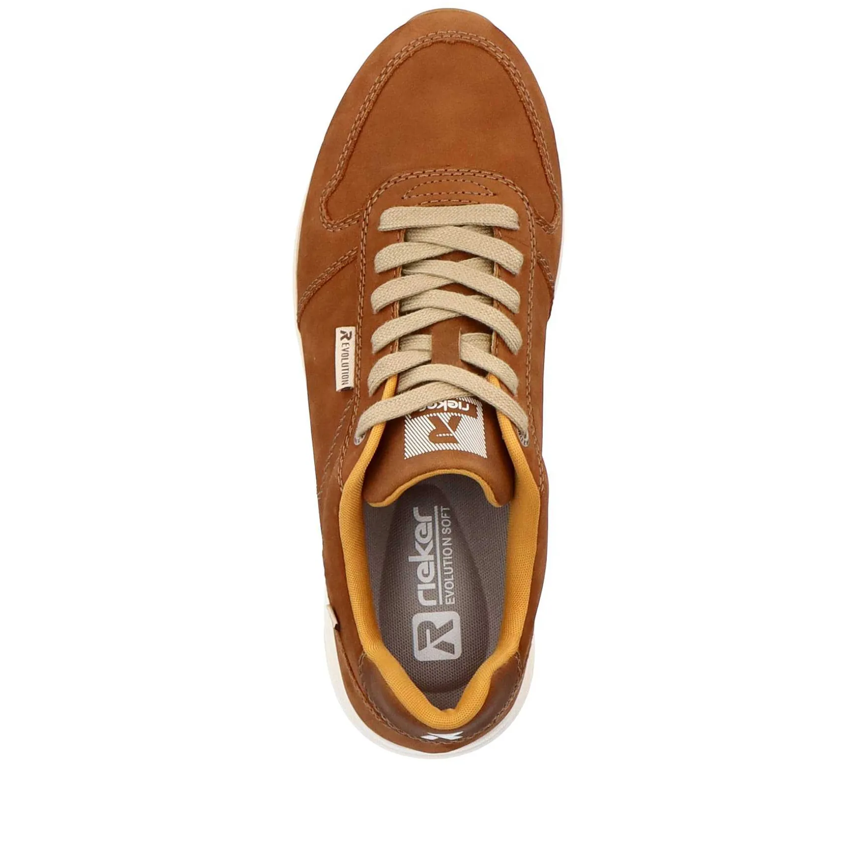 Rieker Men'S Sneaker Low Caramel Brown