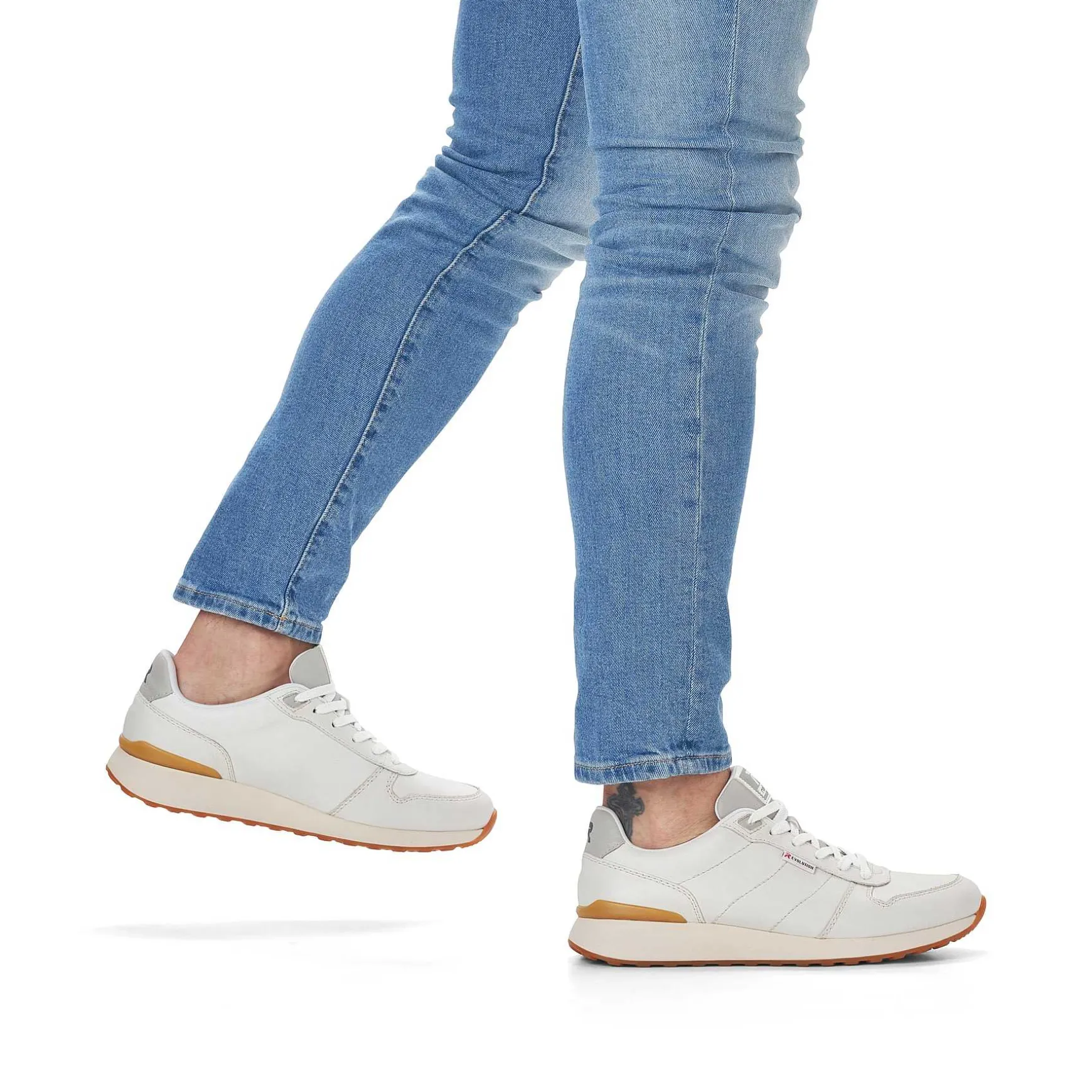 Rieker Men'S Sneaker Low Crystal White