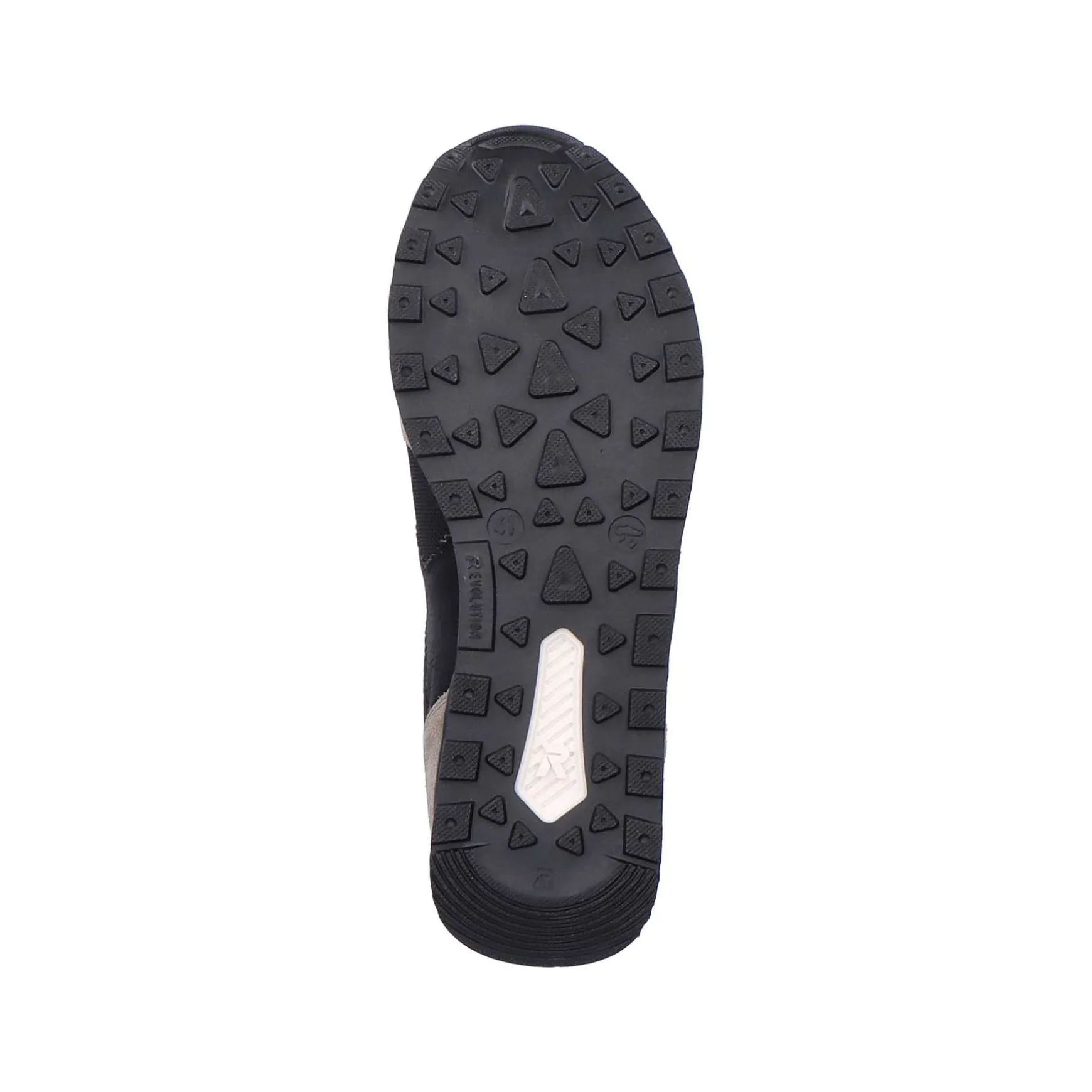 Rieker Men'S Sneaker Low Deep-Black Stone-Grey