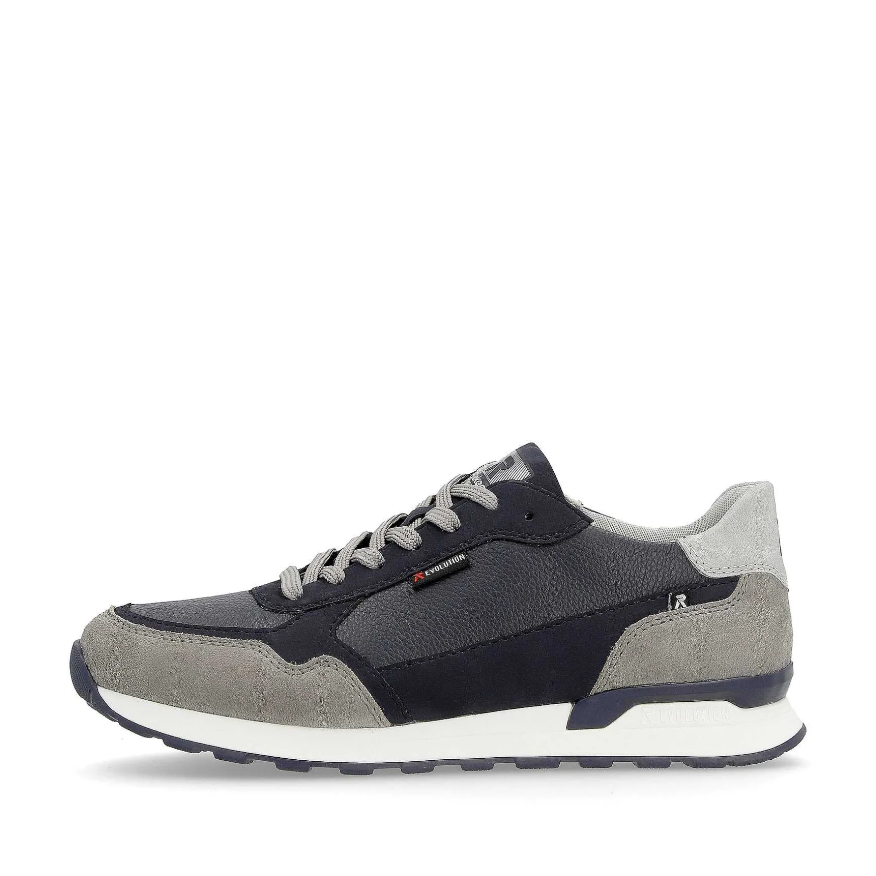 Rieker Men'S Sneaker Low Dark-Blue Graphite-Grey