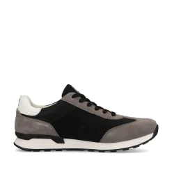 Rieker Men'S Sneaker Low Deep-Black Stone-Grey