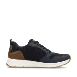 Rieker Men'S Sneaker Low Dark Blue