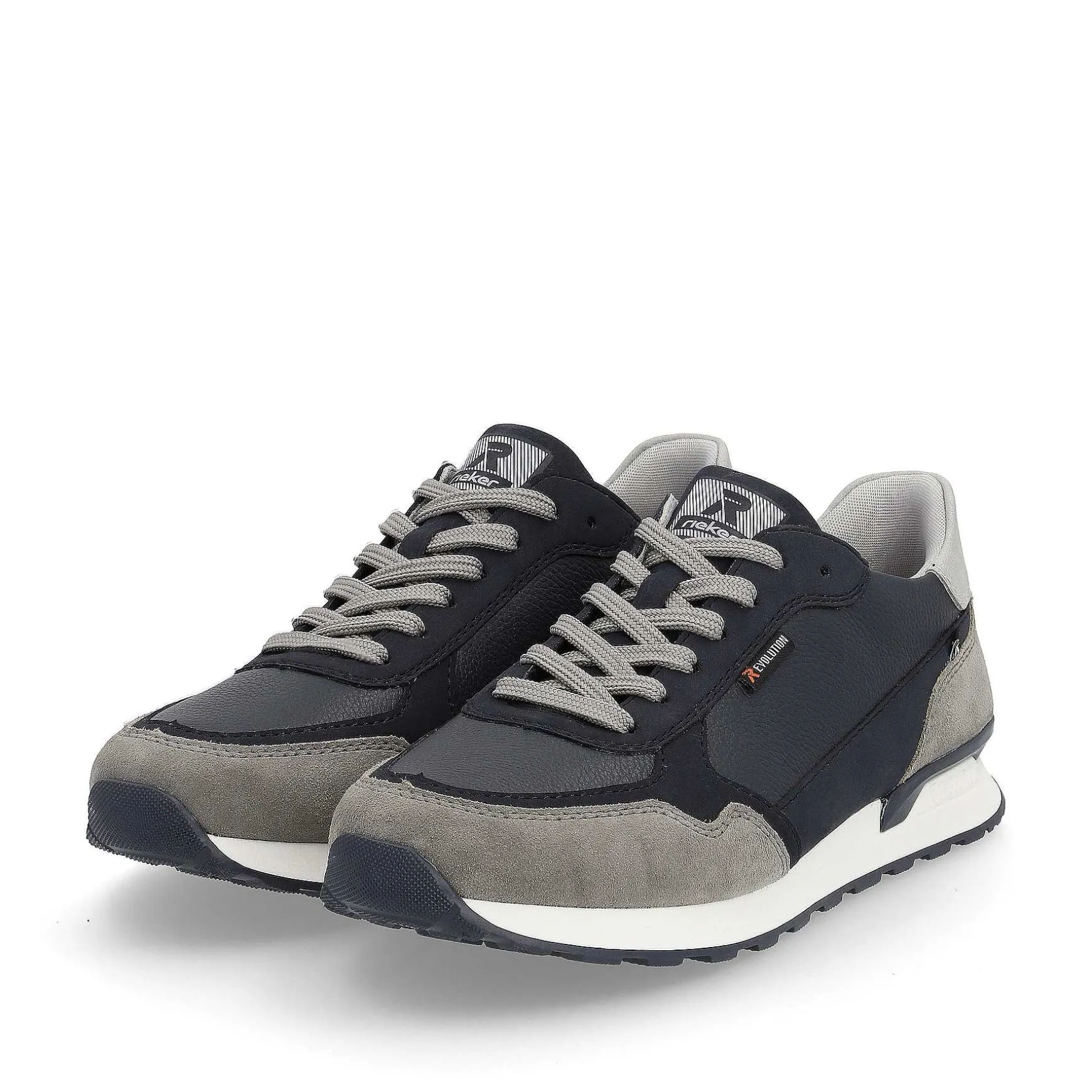 Rieker Men'S Sneaker Low Dark-Blue Graphite-Grey