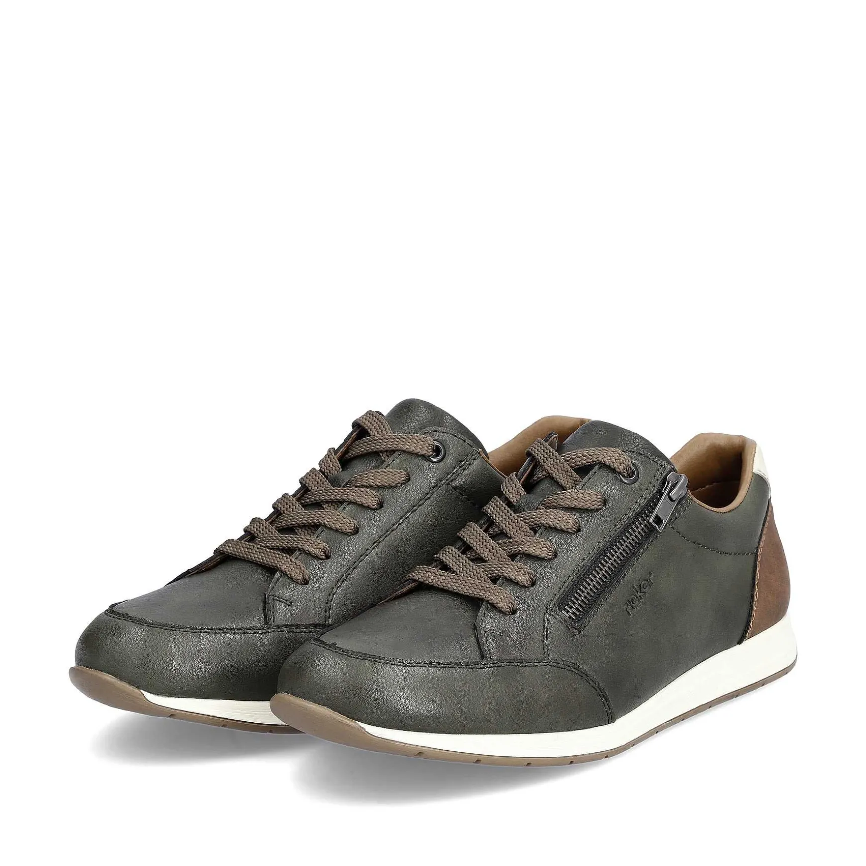 Rieker Men'S Sneaker Low Green Grey