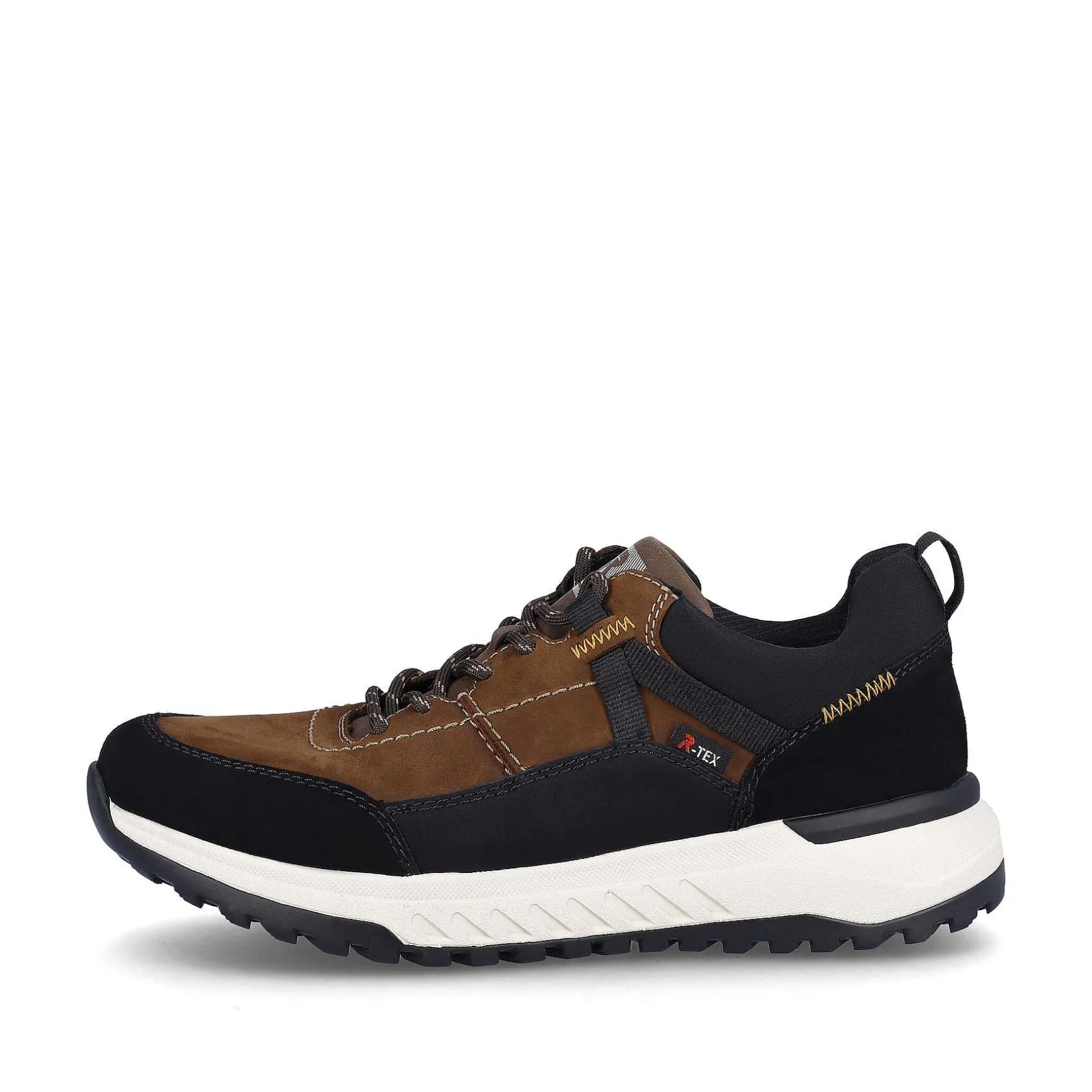 Rieker Men'S Sneaker Low Nut-Brown Black
