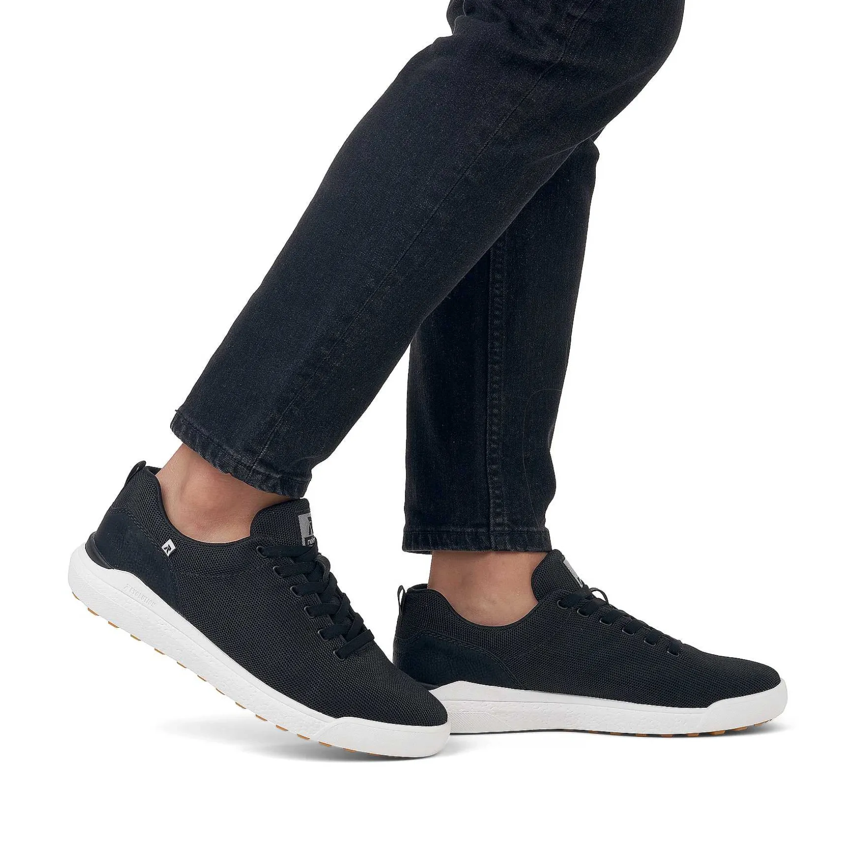 Rieker Men'S Sneaker Low Night Black