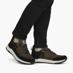 Rieker Men'S Sneaker Low Nut-Brown Black