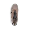 Rieker Men'S Sneaker Low Platinum Gray-Nut Brown