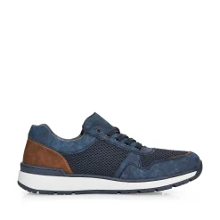 Rieker Men'S Sneaker Low Pacific Blue