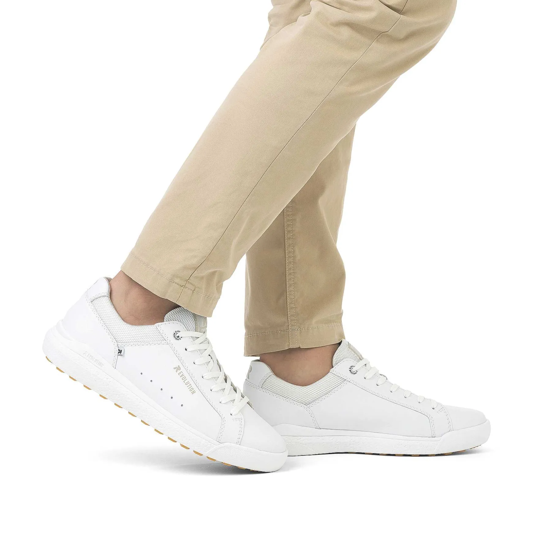 Rieker Men'S Sneaker Low Pearl White